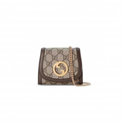 GUCCI BLONDIE SHOULDER BAG ON CHAIN 725219 (12.5*11*2.5cm)
